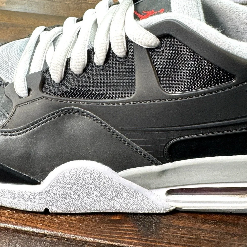 Nike Air Jordan 4 RM Black Metallic Jumpman Sneakers Men's Size US 12 EUR 46 - Picture 8 of 16